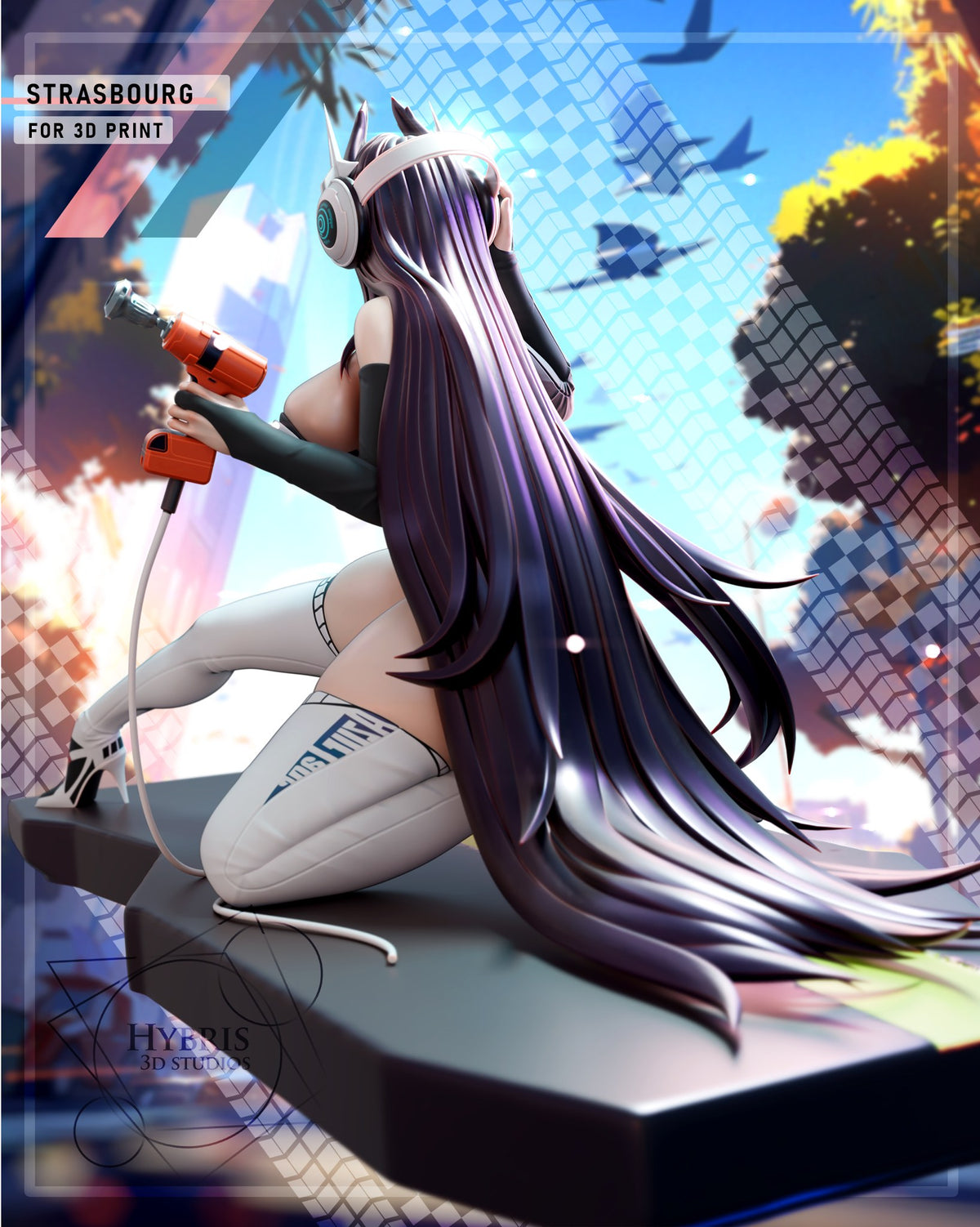 Strasbourg resin figure