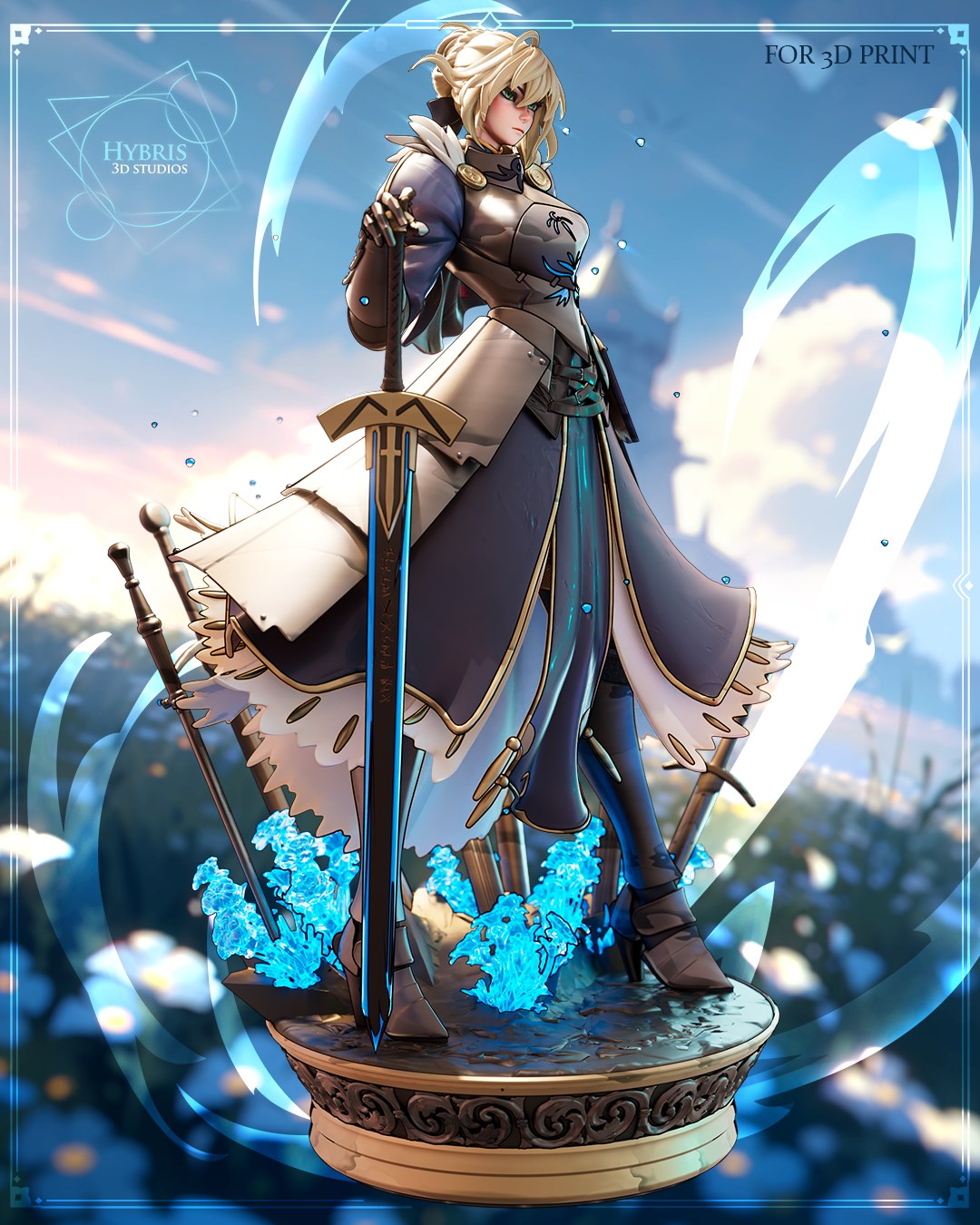 Saber Athoria Pendragon resin figure