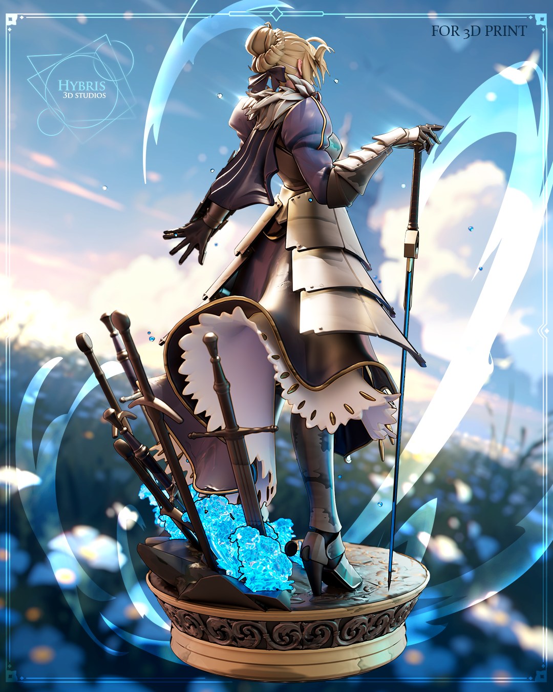 Saber Athoria Pendragon resin figure