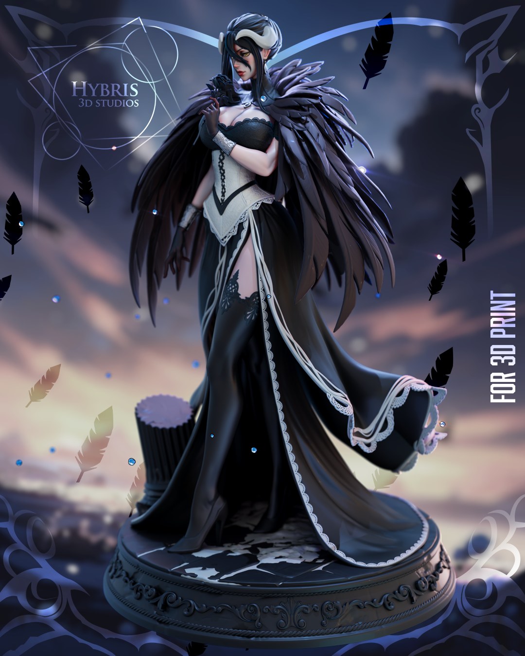 Dark Queen Albedo resin figure