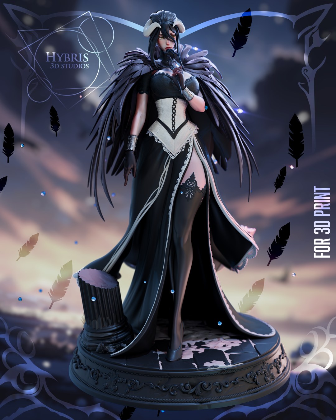Dark Queen Albedo resin figure