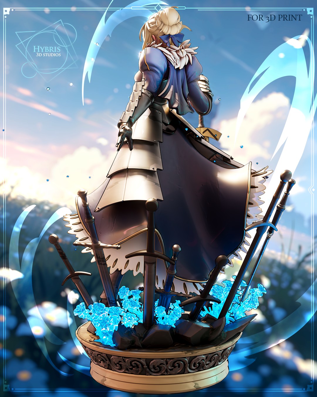 Saber Athoria Pendragon resin figure