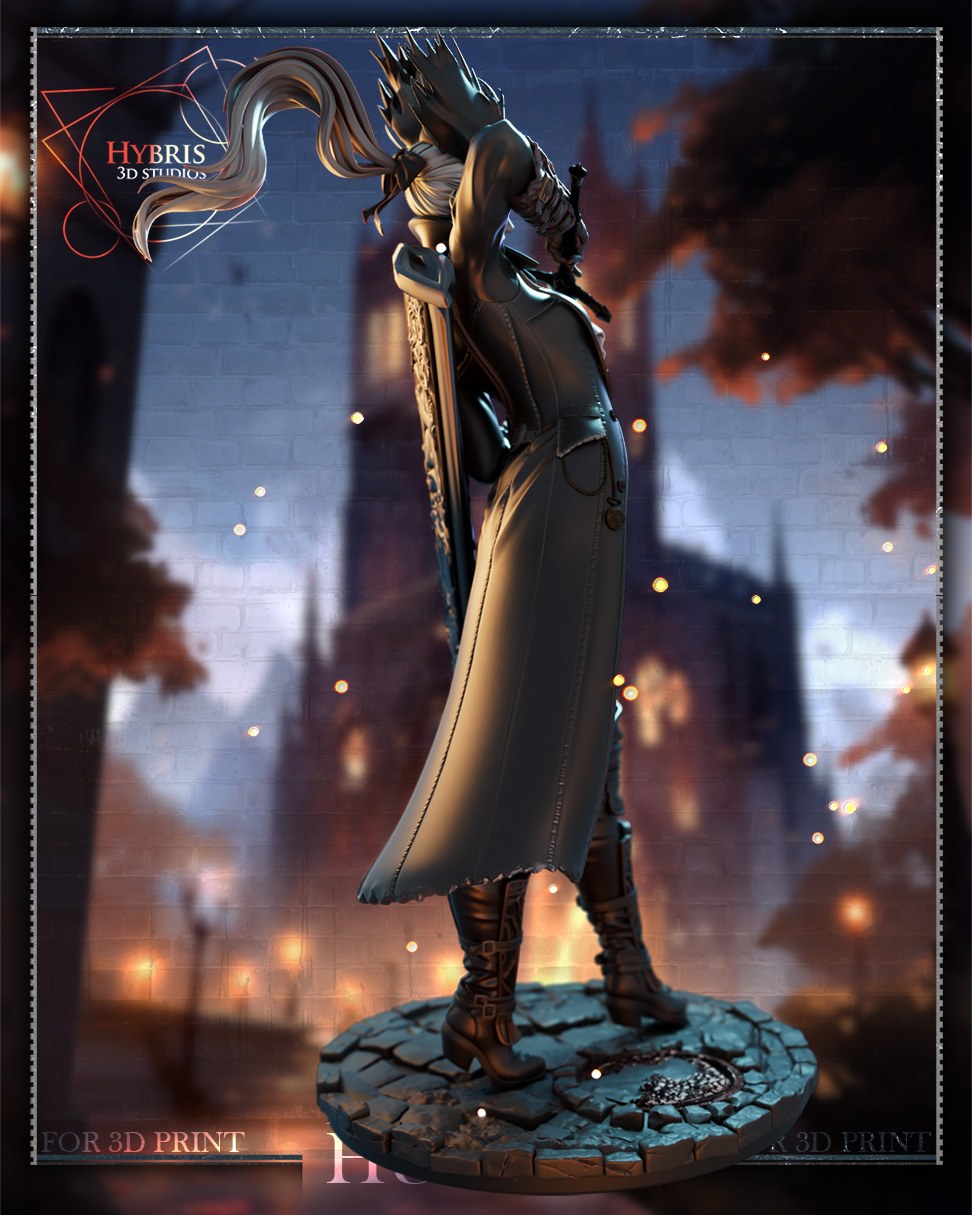 Female Hunter resin figure