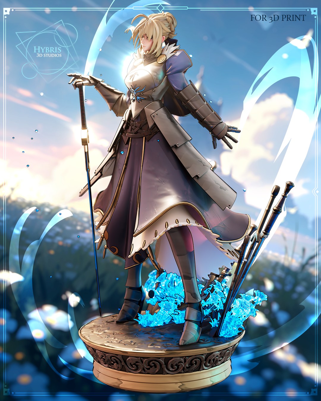 Saber Athoria Pendragon resin figure