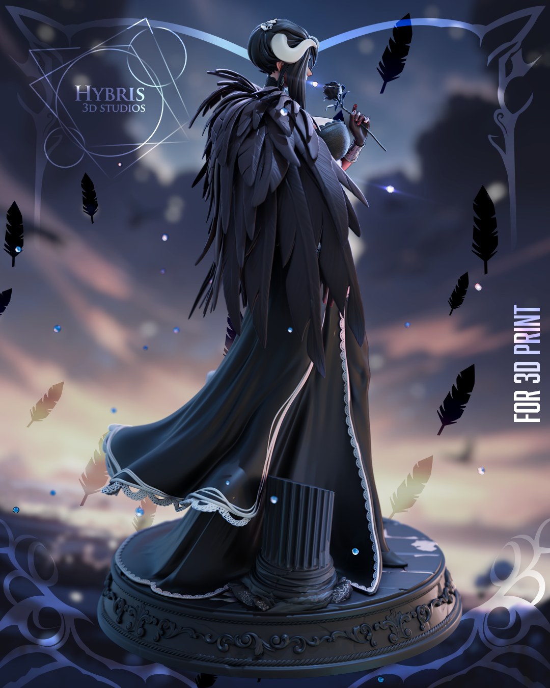 Dark Queen Albedo resin figure
