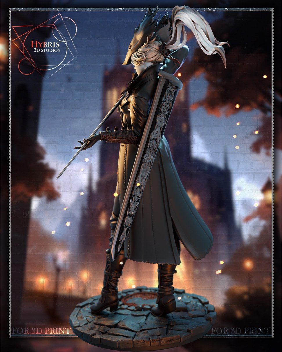 Female Hunter resin figure