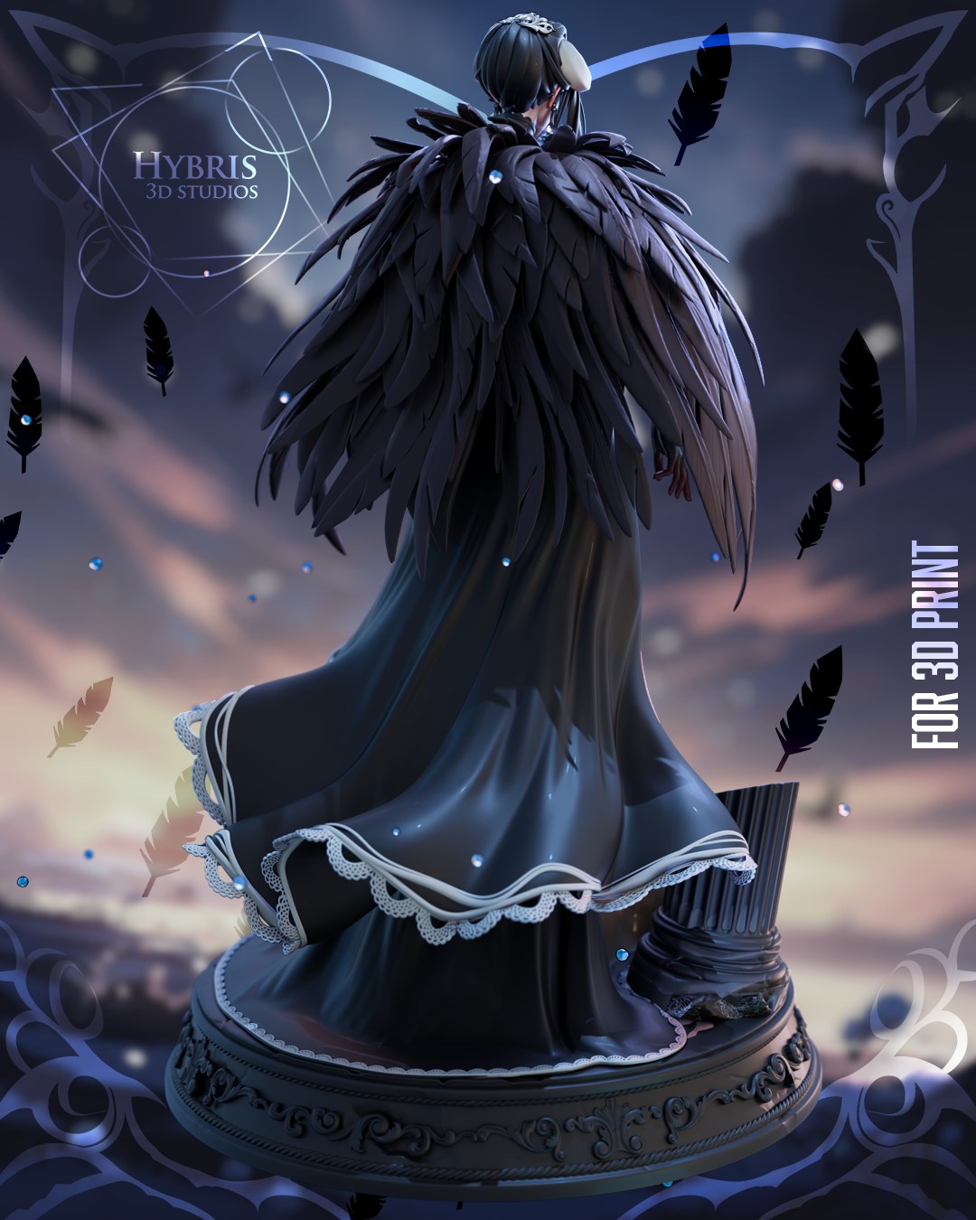 Dark Queen Albedo resin figure