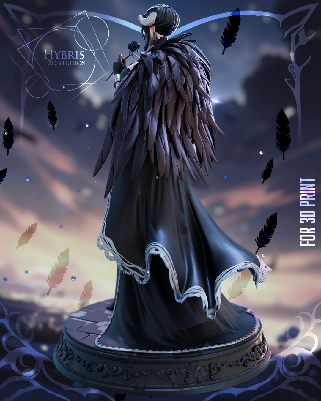 Dark Queen Albedo resin figure