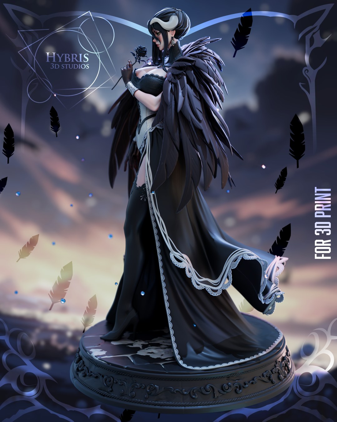 Dark Queen Albedo resin figure
