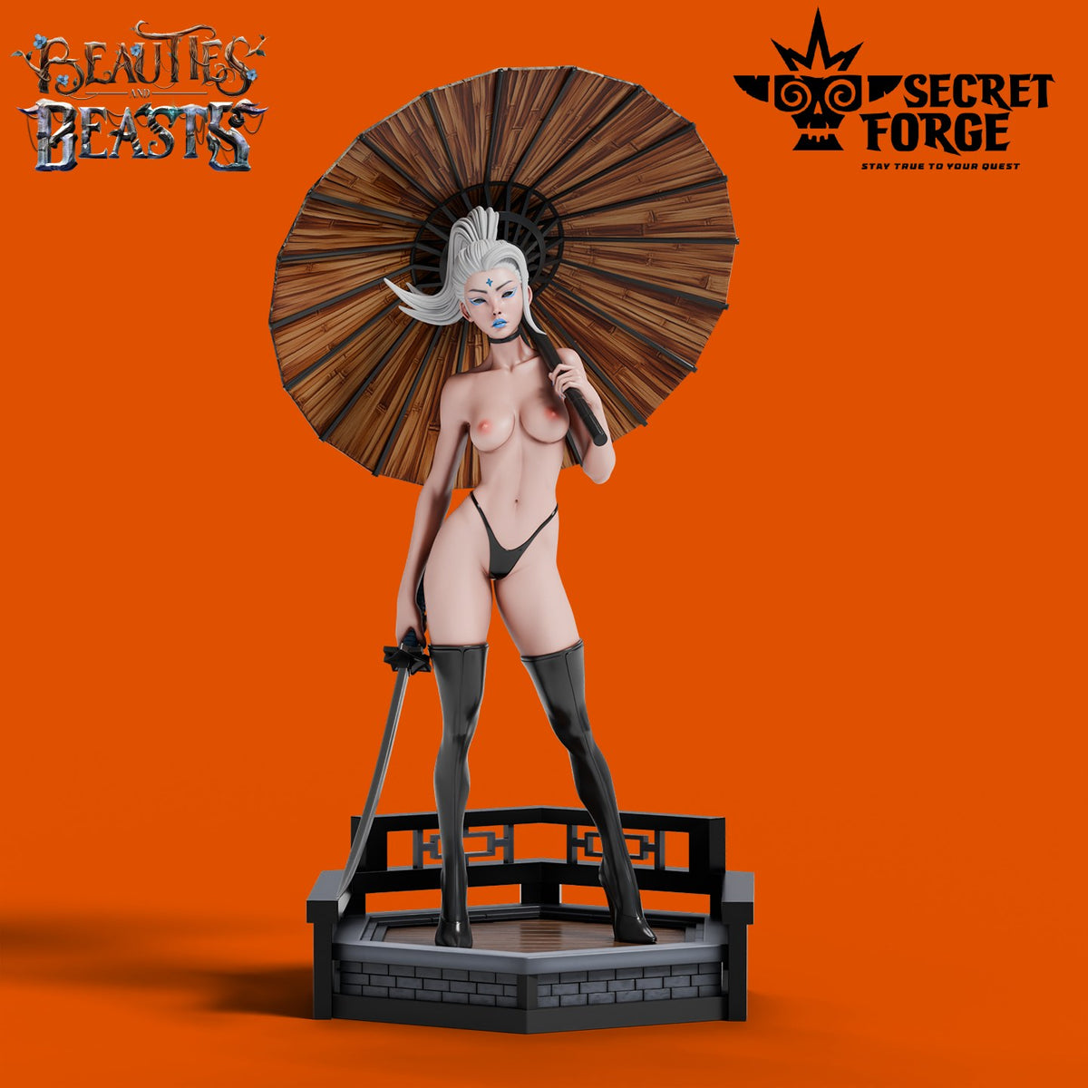 Luna resin figure