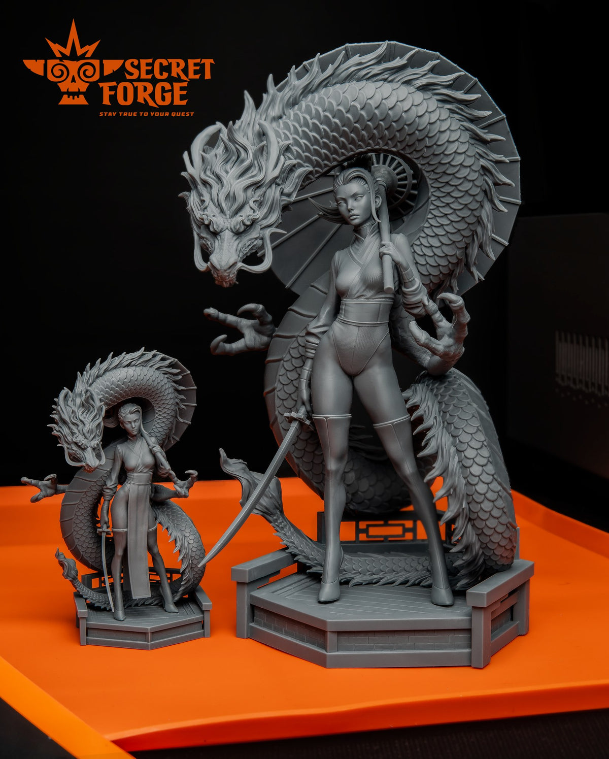 Luna resin figure