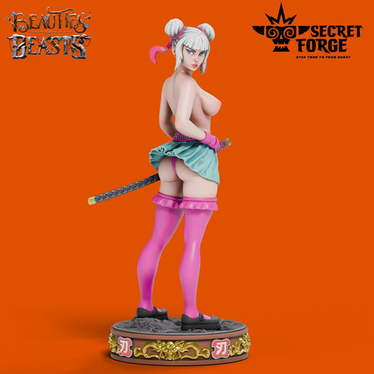 Ren resin figure