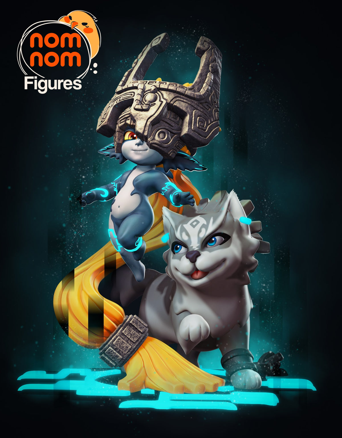 Chibi Midna resin figure