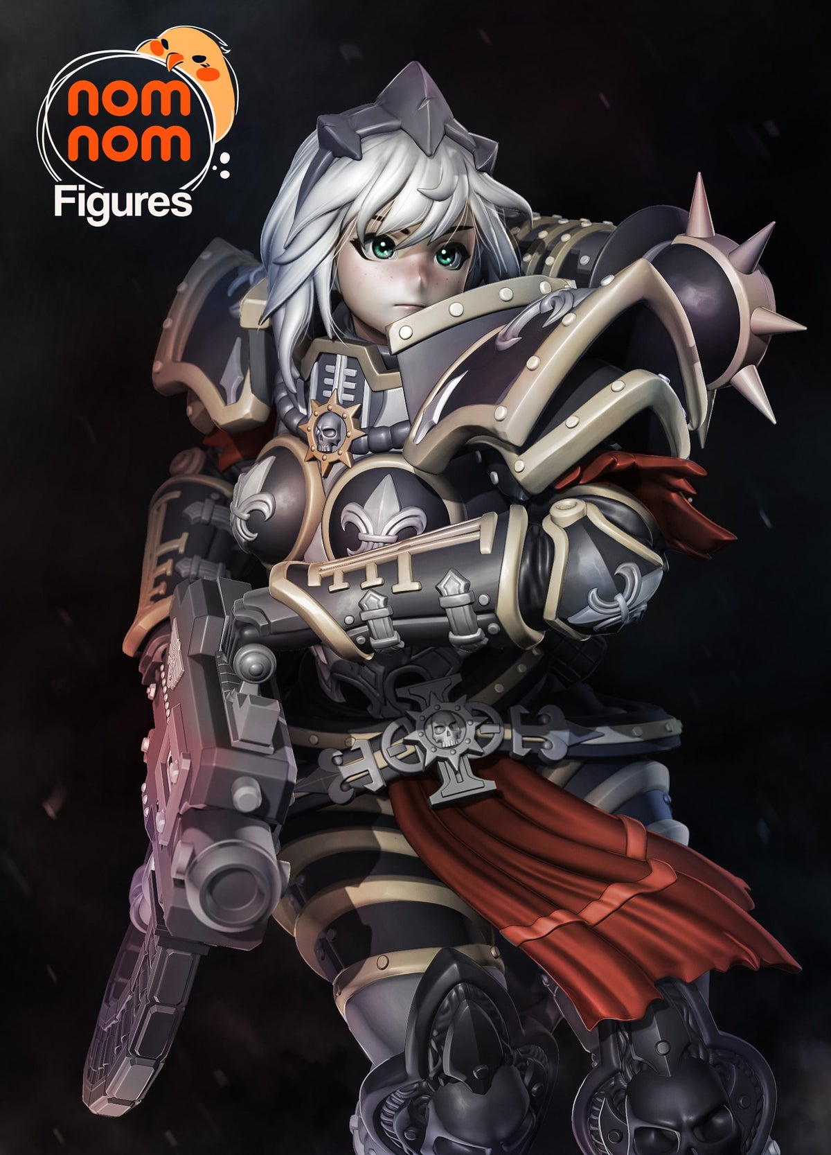 Warhammy Waifu resin figure