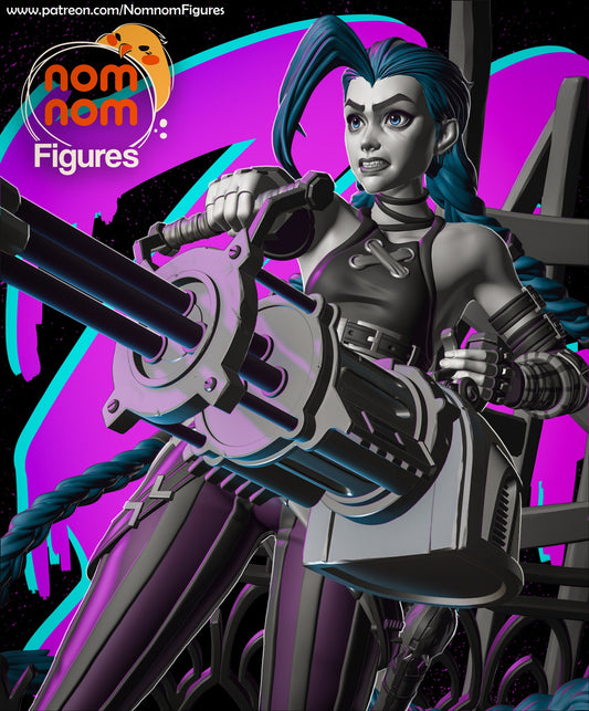 Jinx resin figure