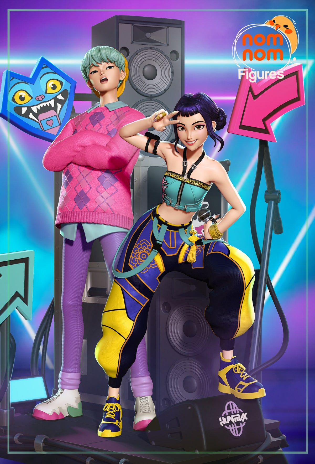 Zoey & Saja Boy resin figure