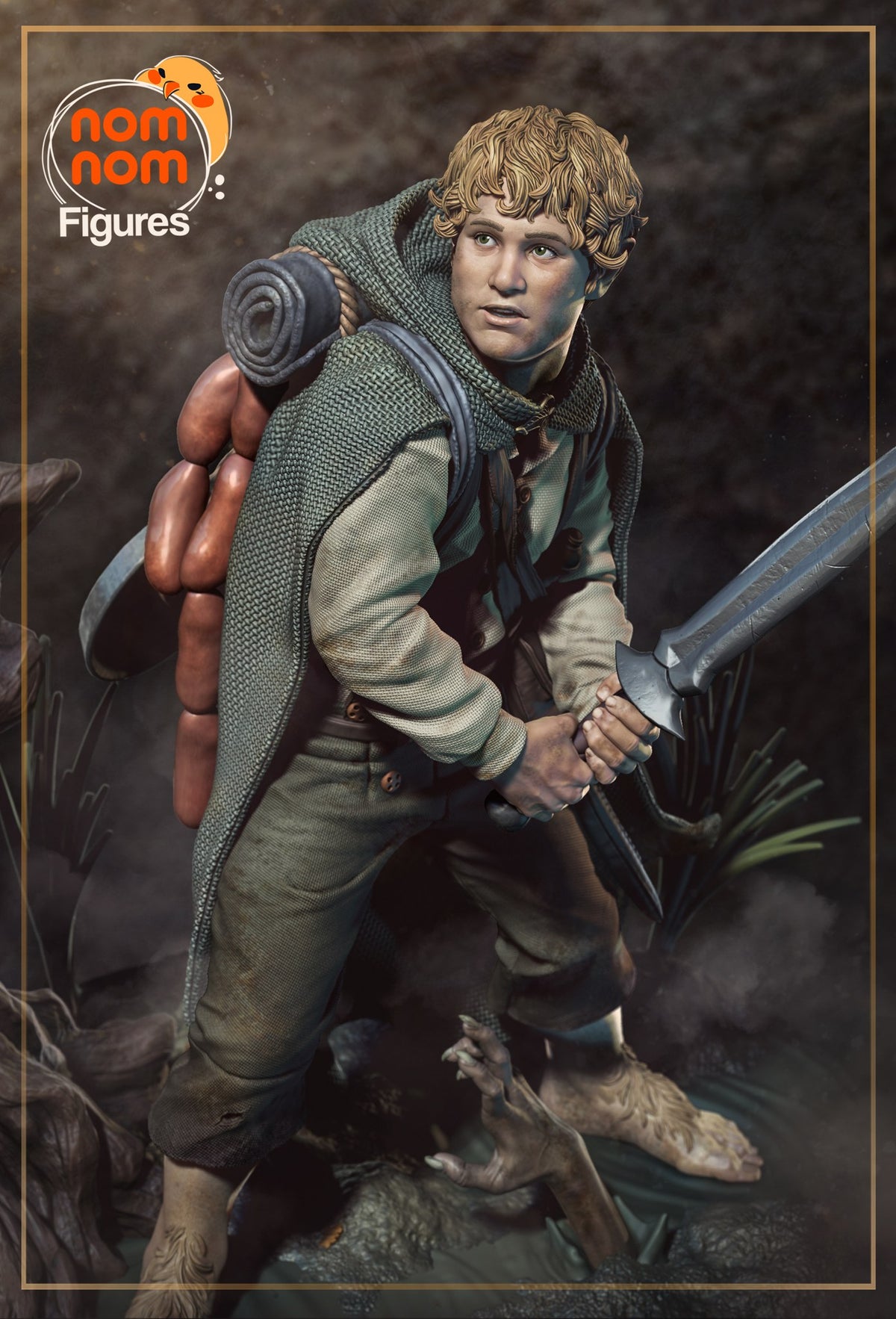 Samwise Gamgee resin figure
