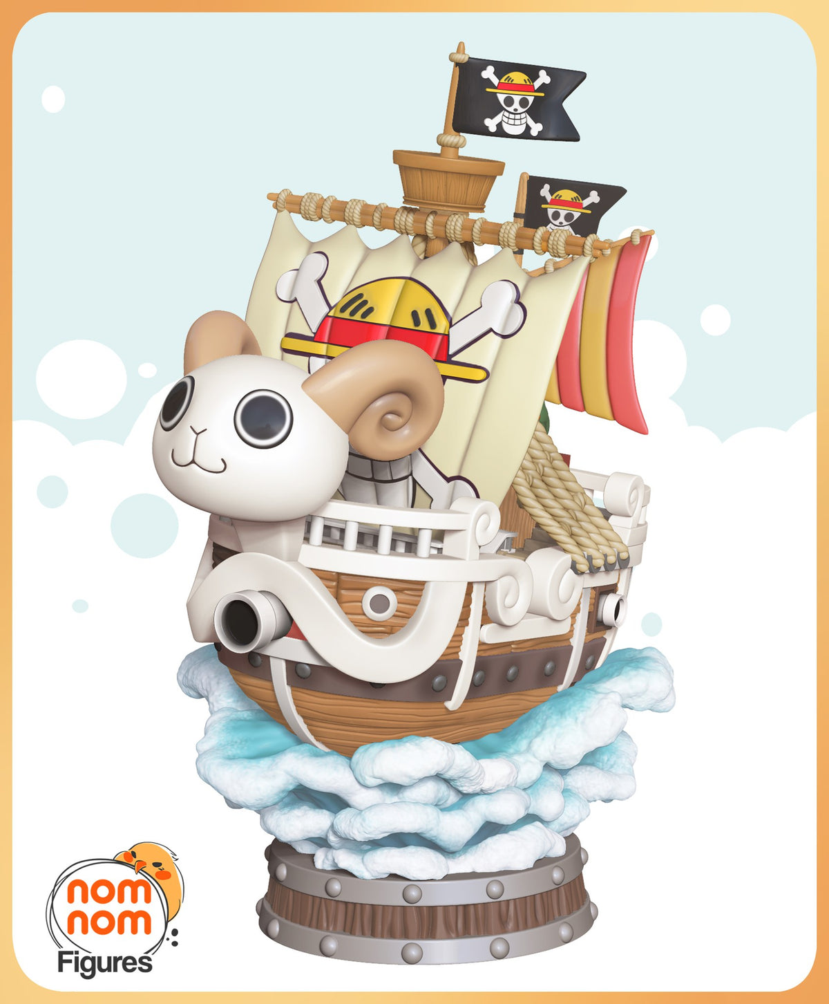 Chibi Going Merry resin figure