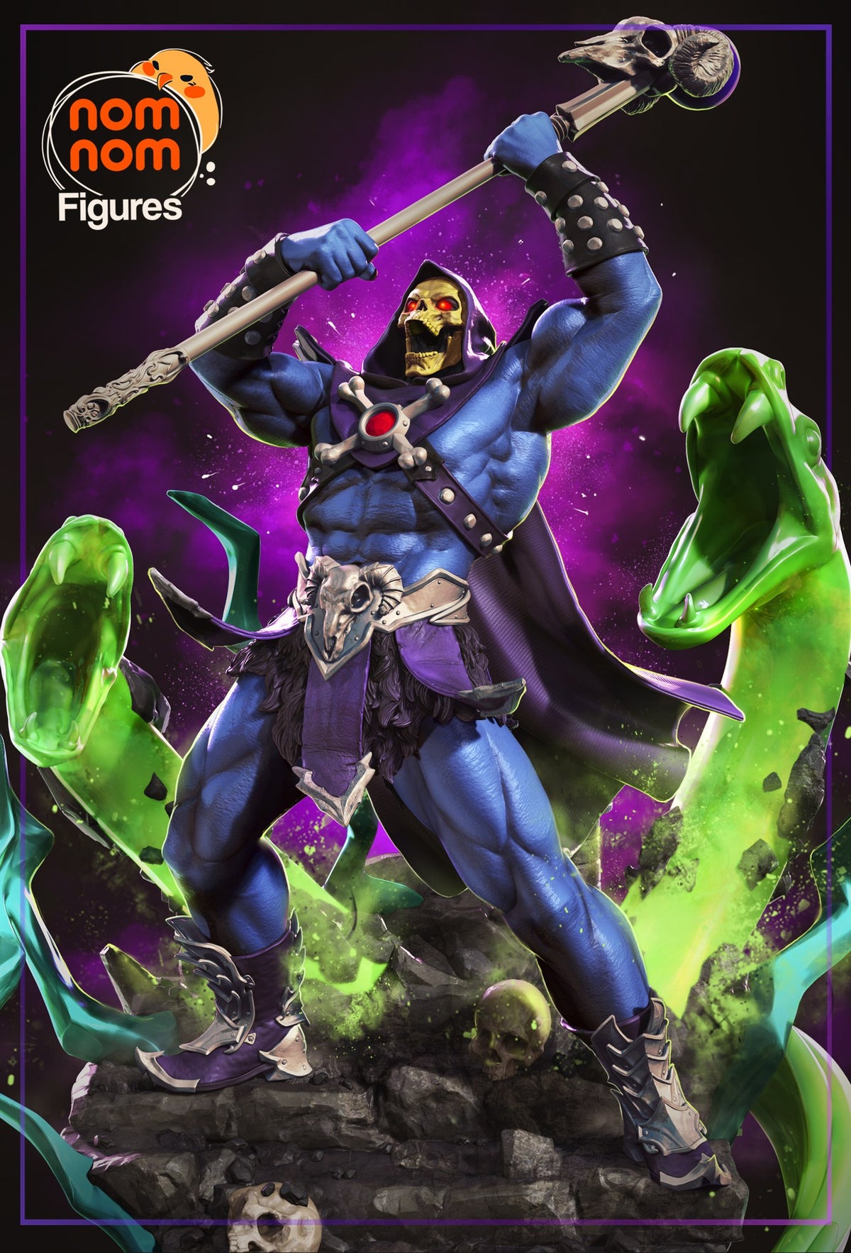 Skeletor resin figure