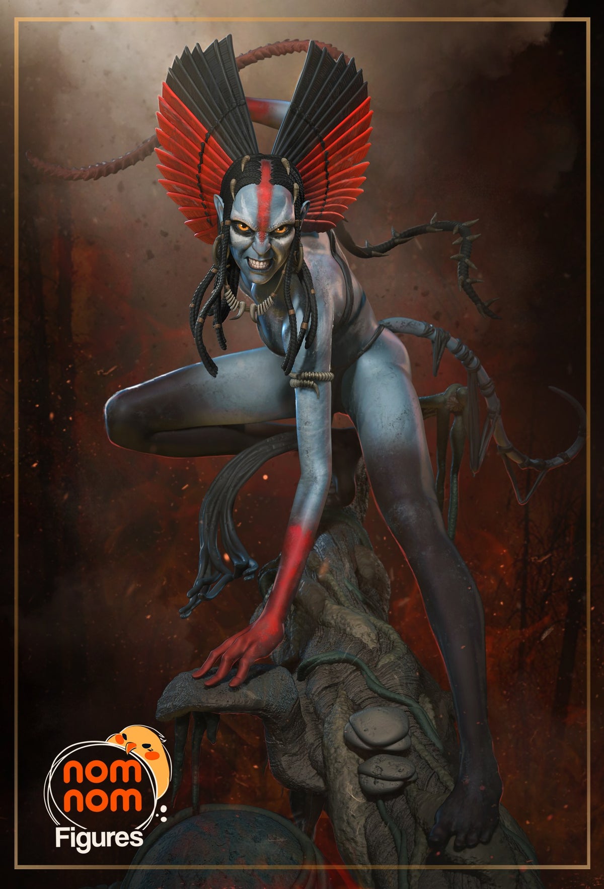 Varang resin figure