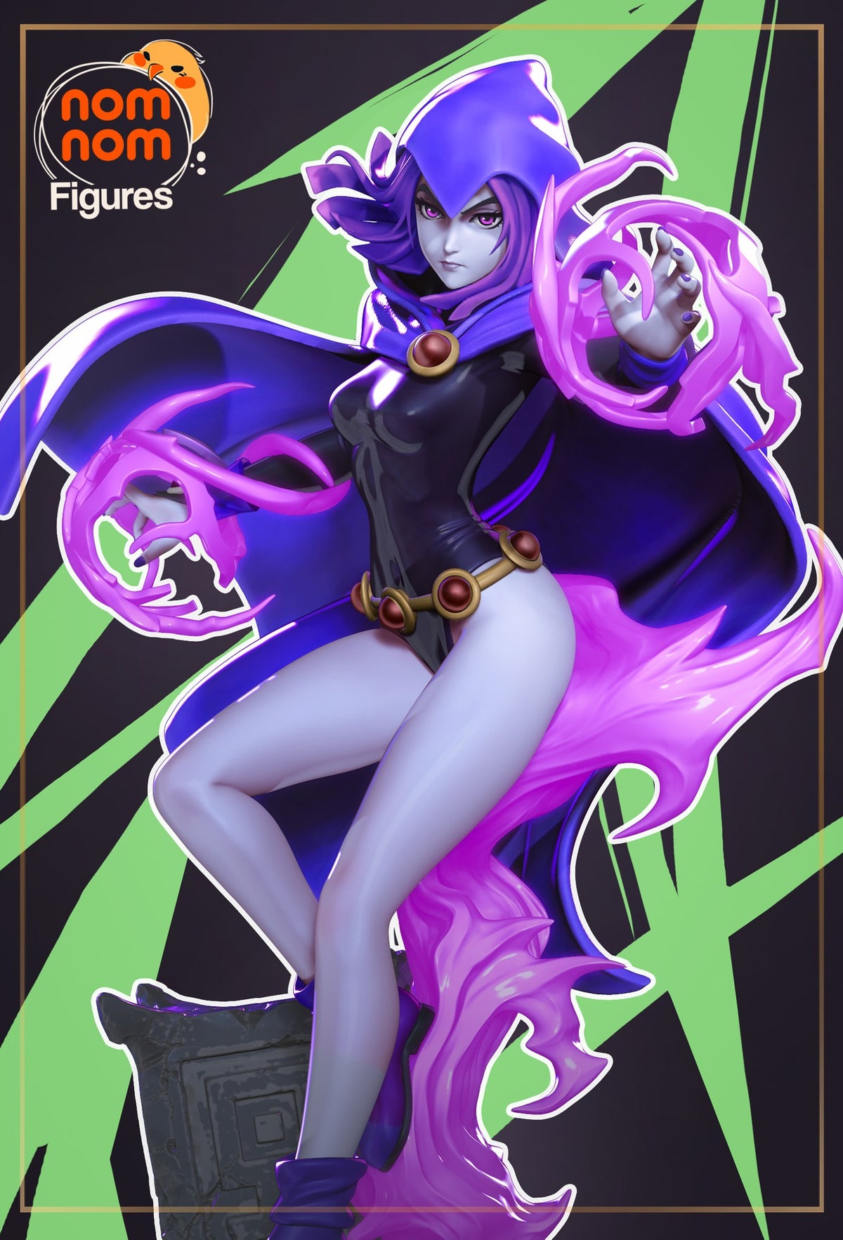Raven resin figure