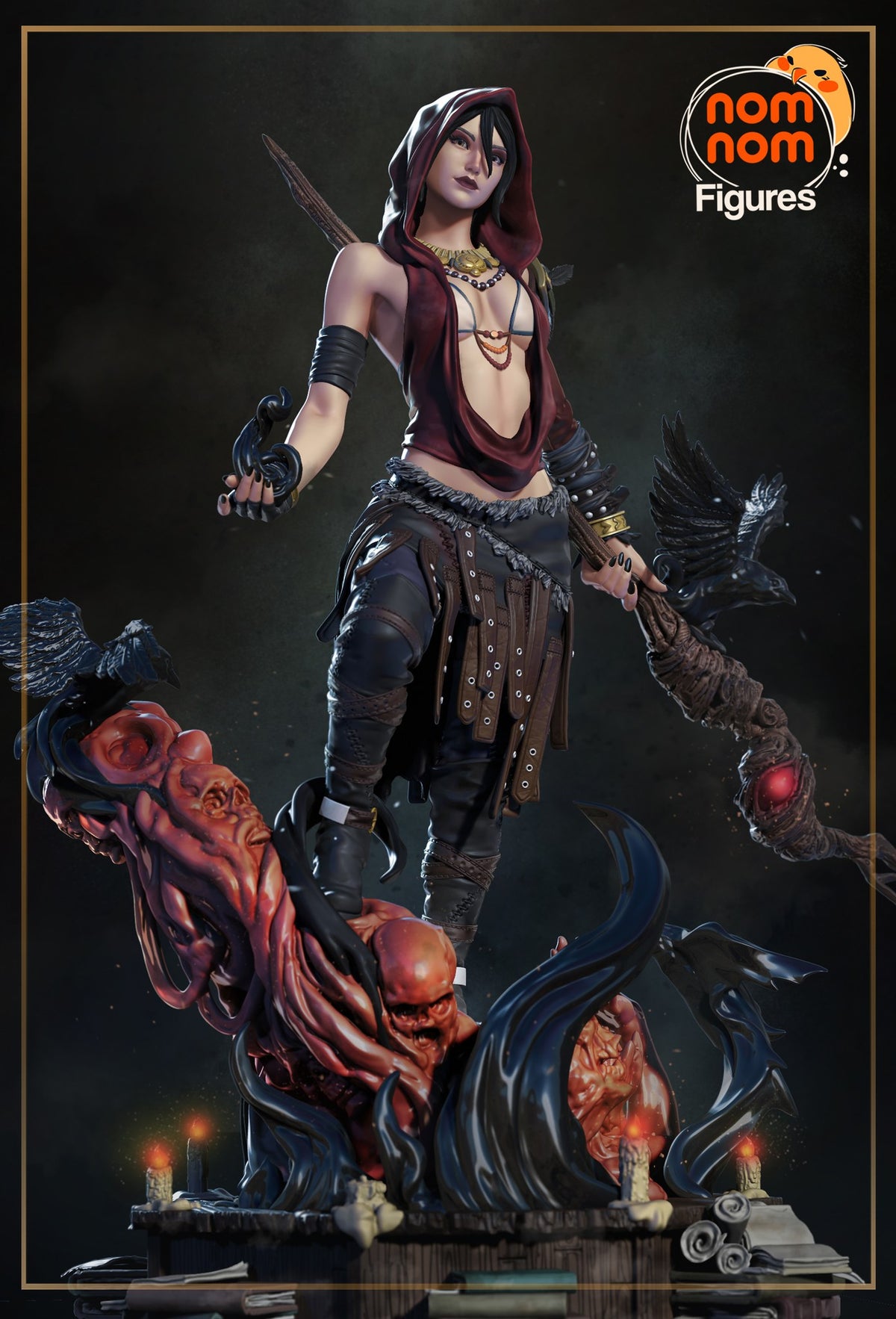 Morrigan resin figure