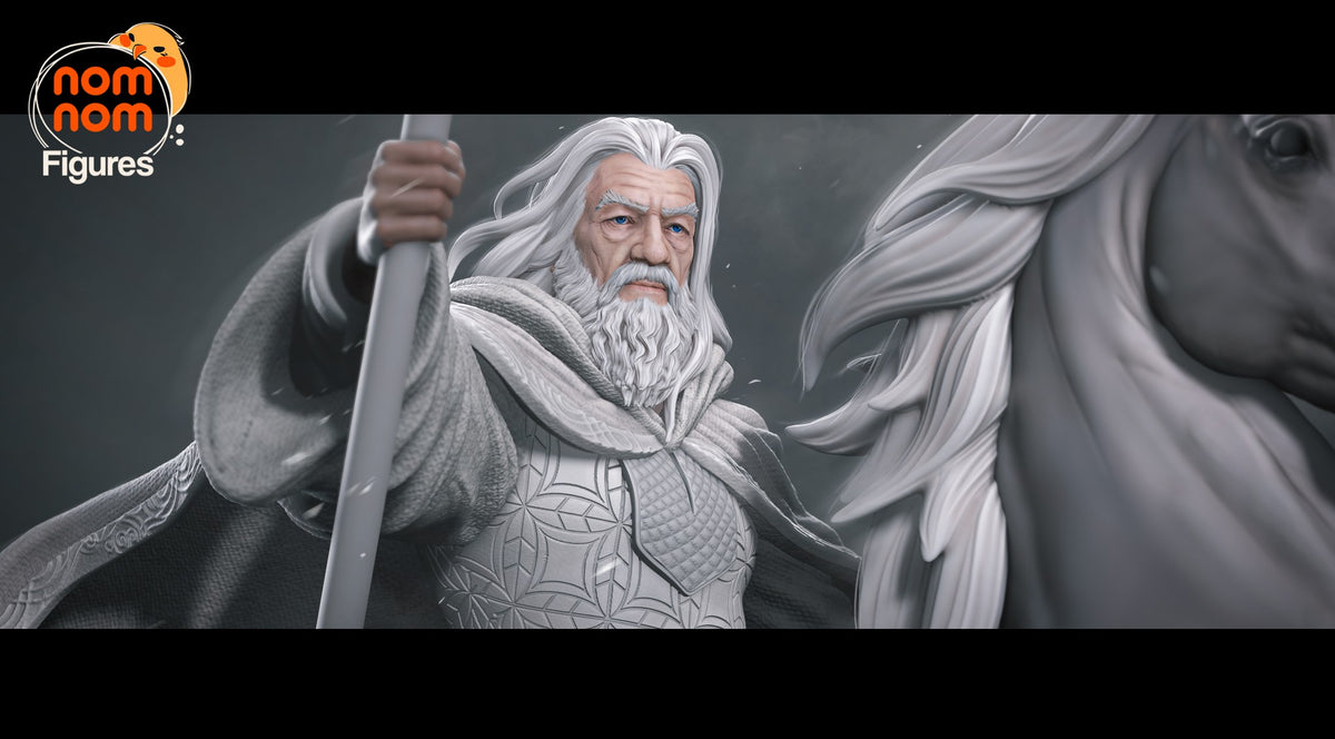Gandalf the White resin figure