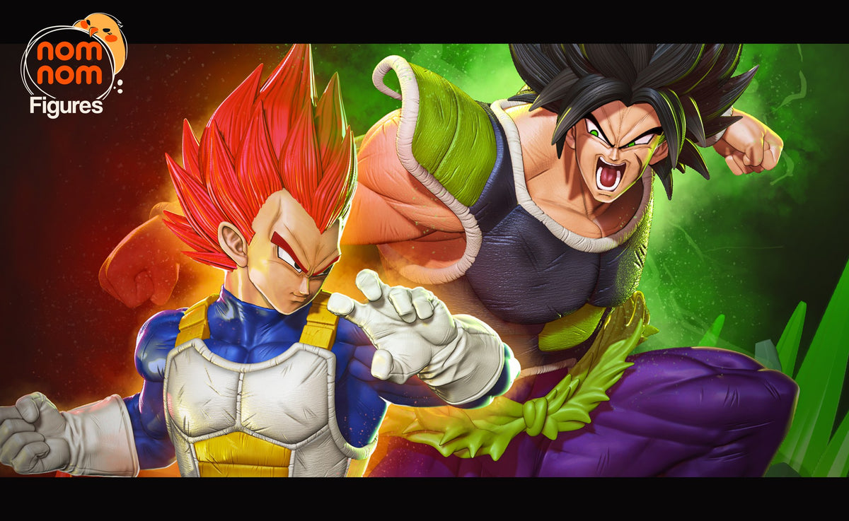 Vegeta vs Broly resin figure