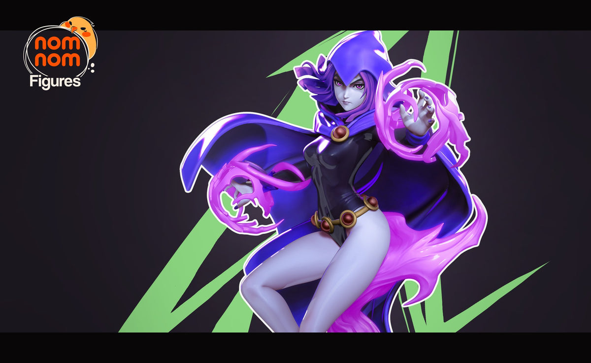 Raven resin figure