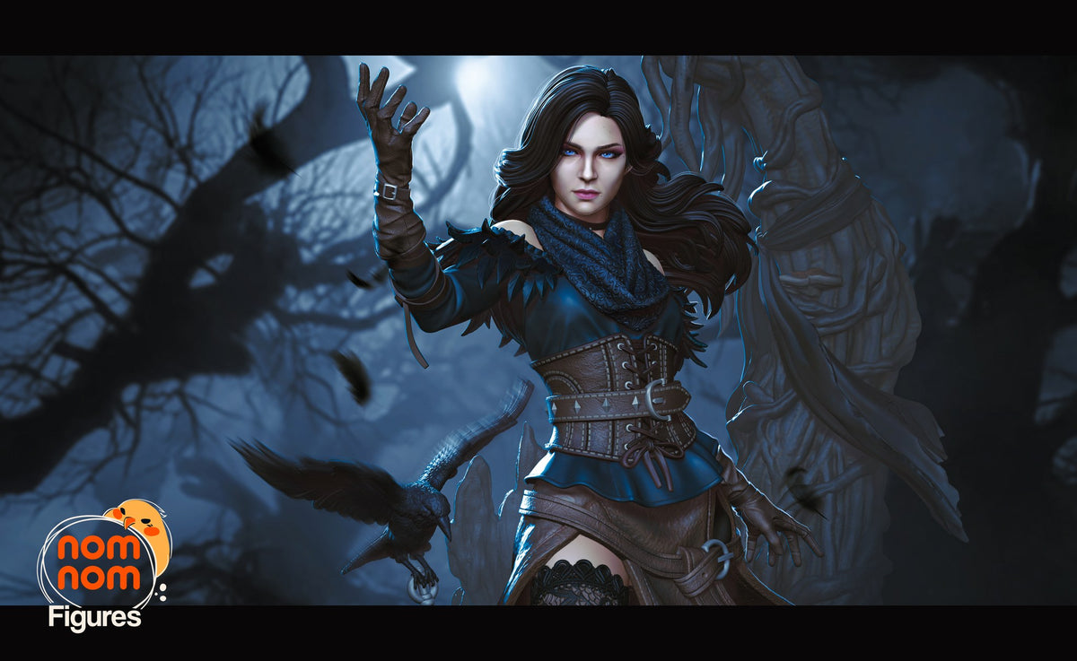 Yennefer resin figure