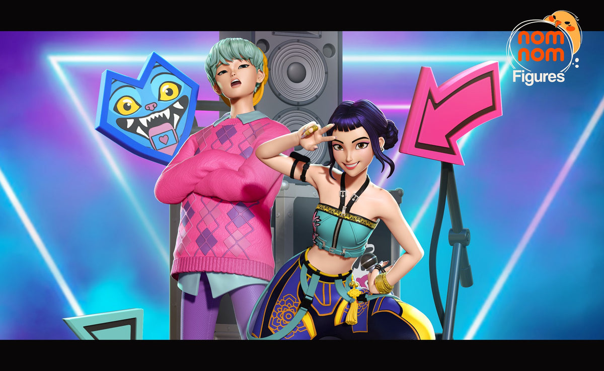 Zoey & Saja Boy resin figure