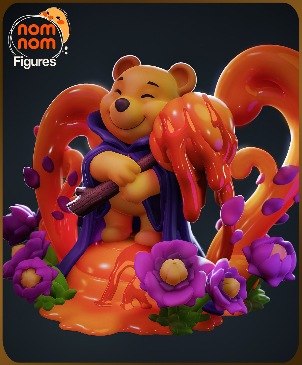 Winnie the Pooh (Lorcana) resin figure