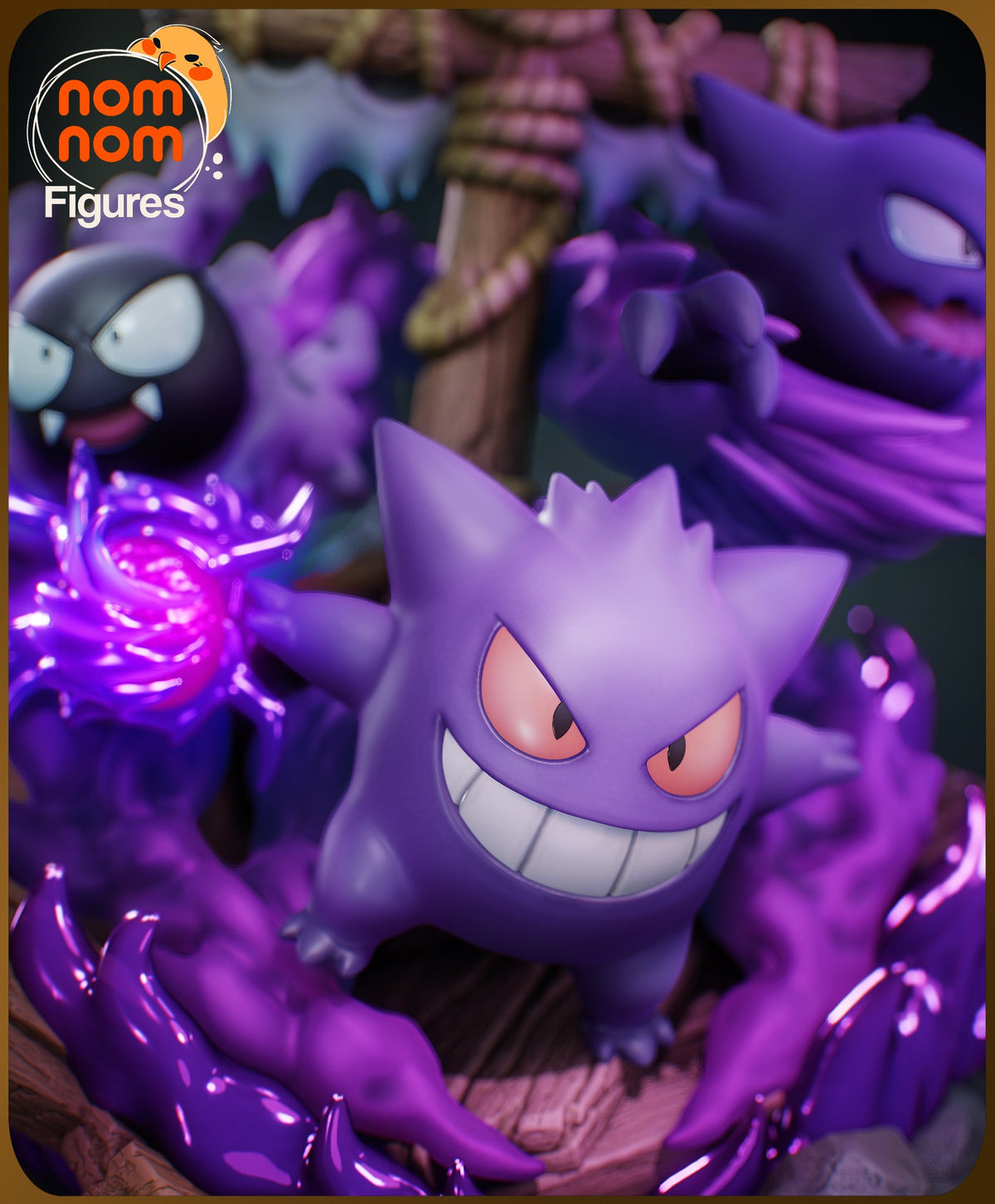 Ghost Pokémon Diorama resin figure