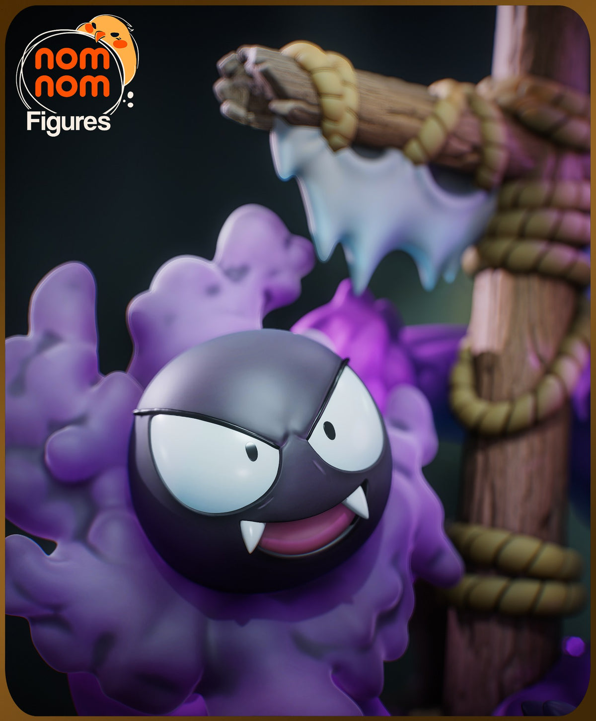 Ghost Pokémon Diorama resin figure