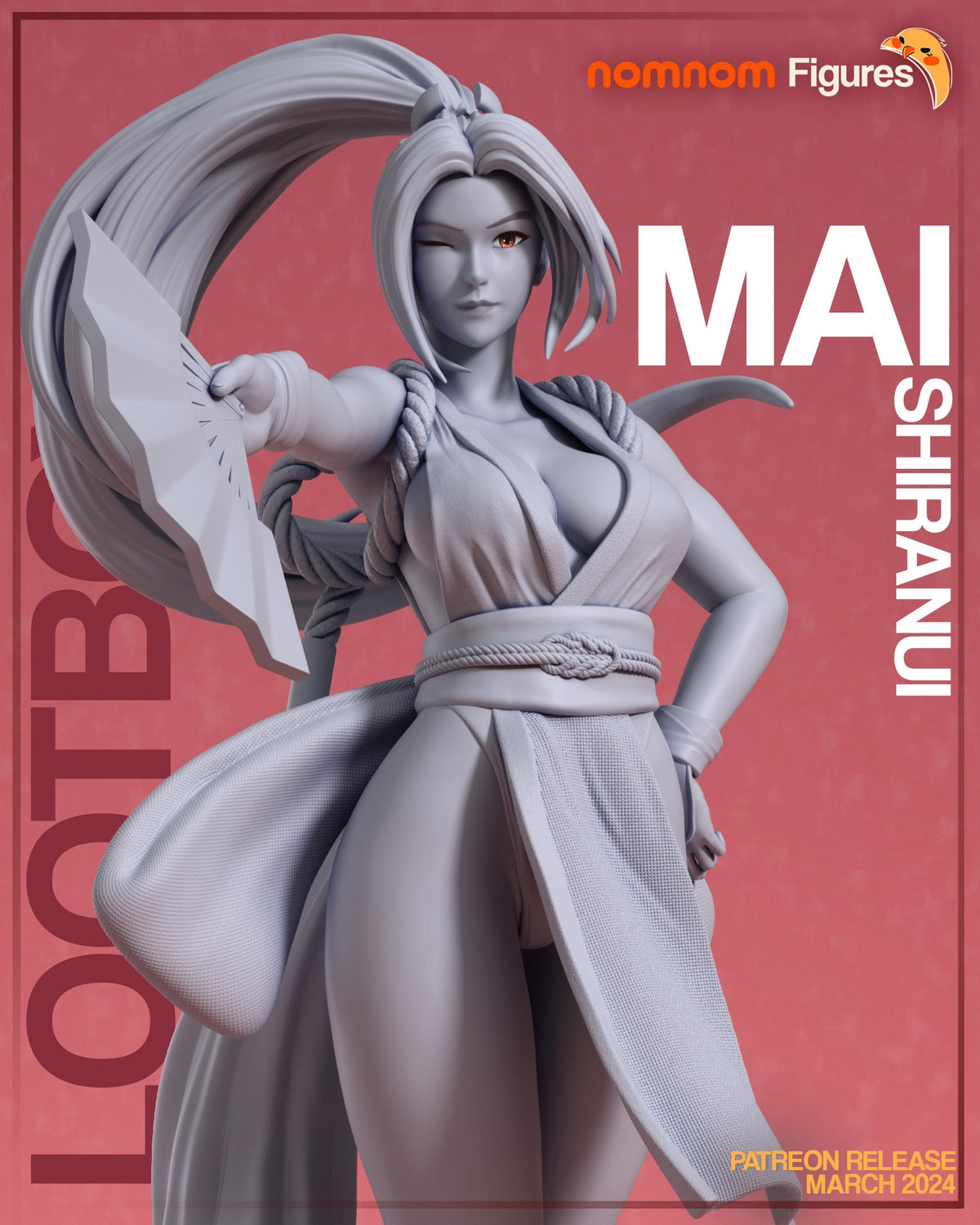 Mai Shiranui resin figure