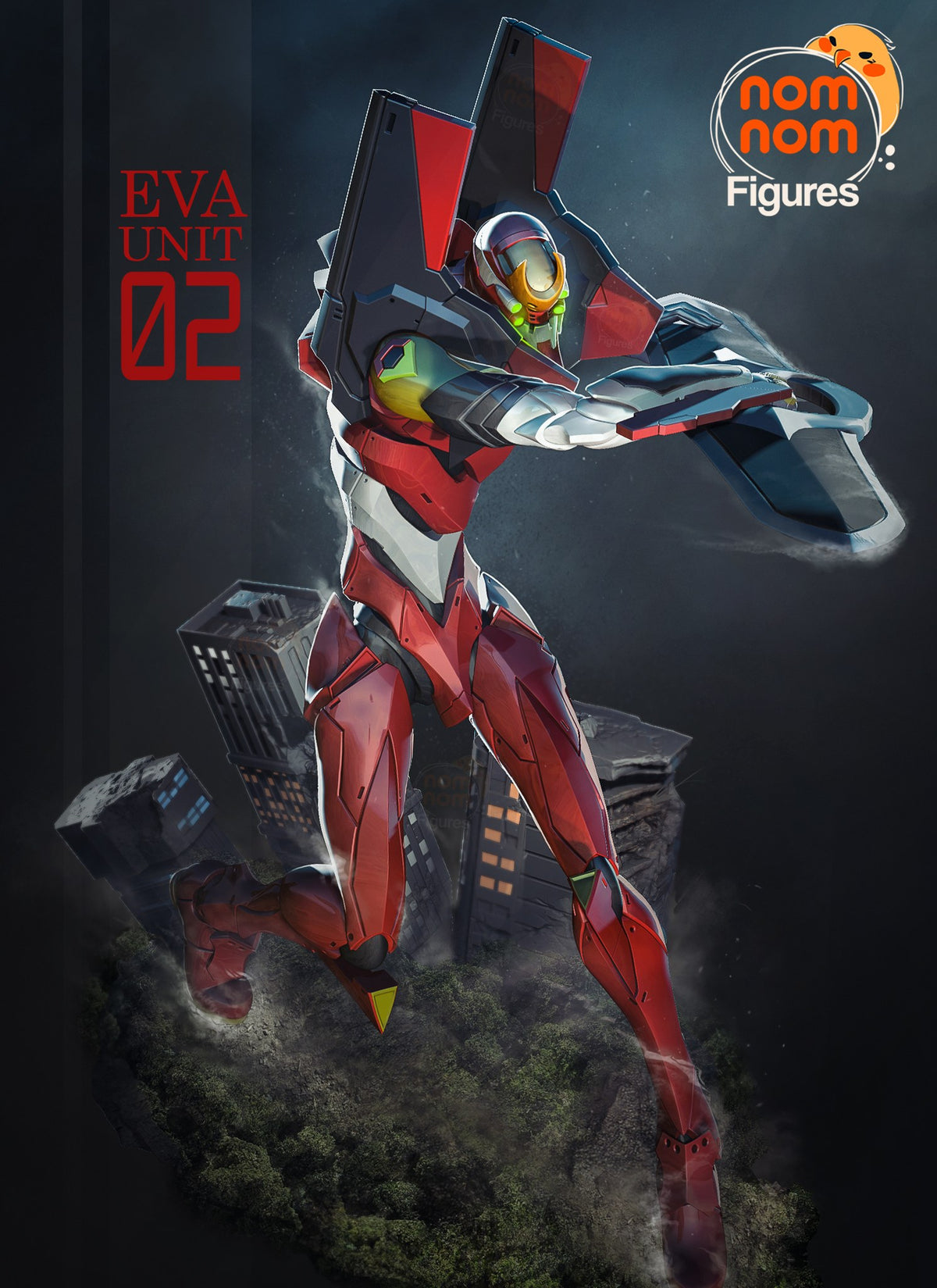 Evangelion Unit-02 resin figure