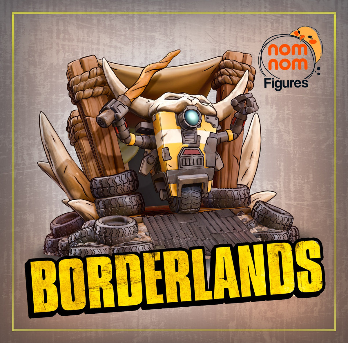 Chibi Claptrap resin figure