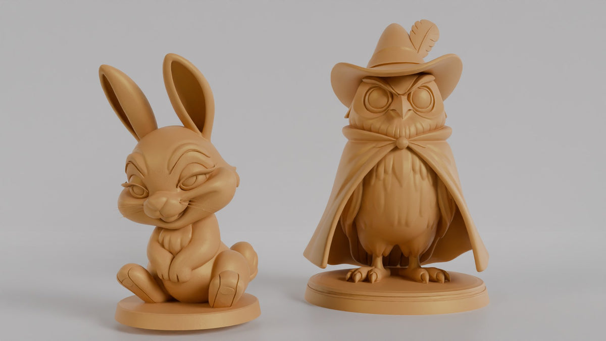 Fairytale Foxes Best Friends (18-Piece Set) resin figure