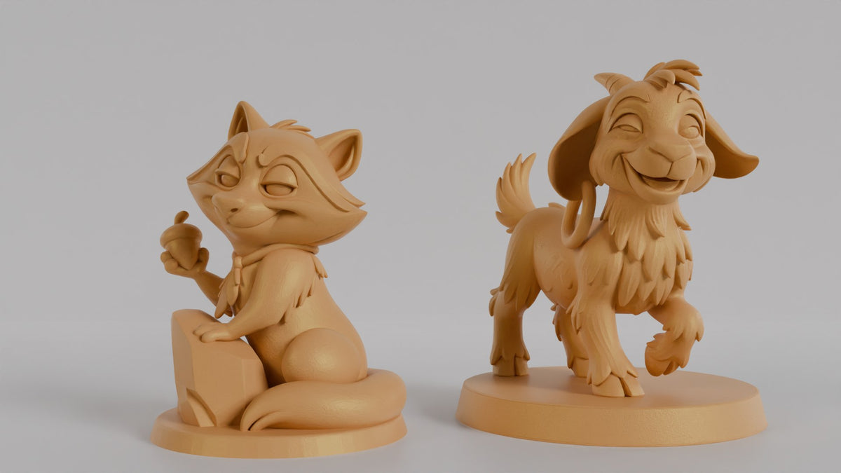 Fairytale Foxes Best Friends (18-Piece Set) resin figure