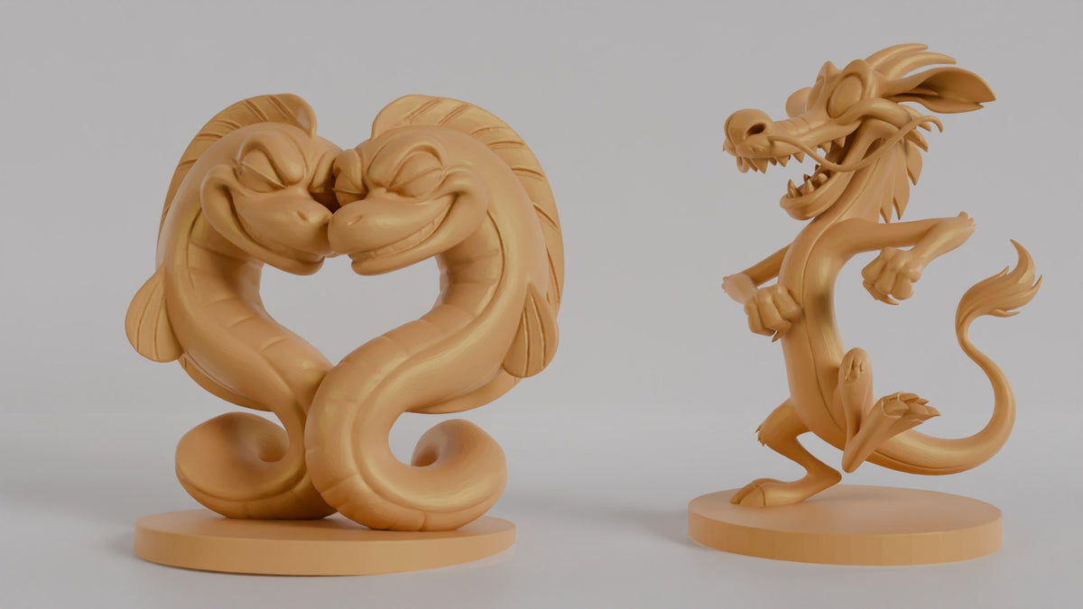 Fairytale Foxes Best Friends (18-Piece Set) resin figure