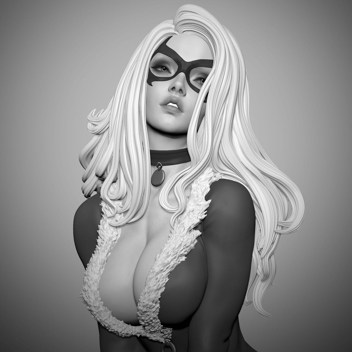 Black Cat resin figure