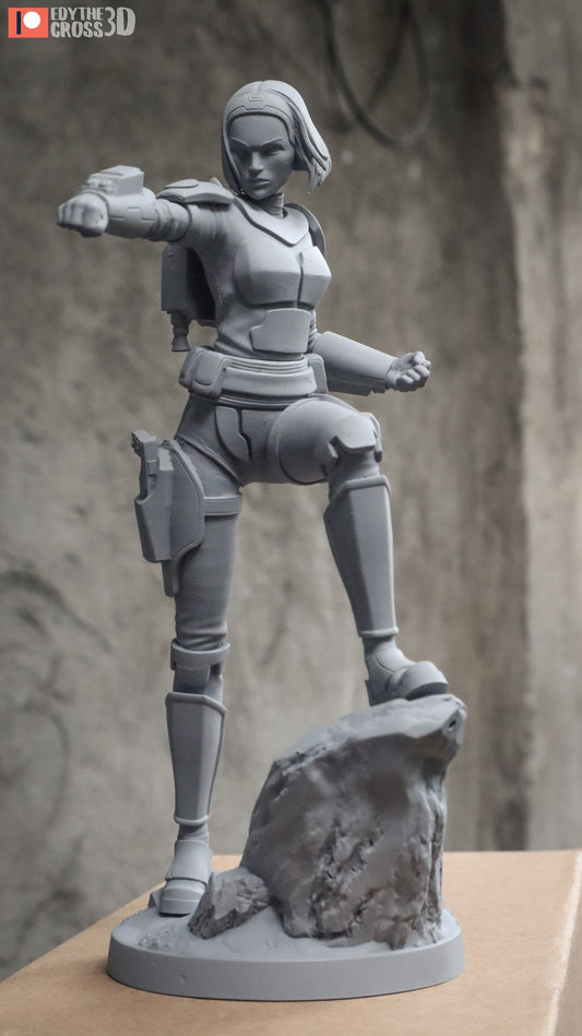Bo-Katan resin figure