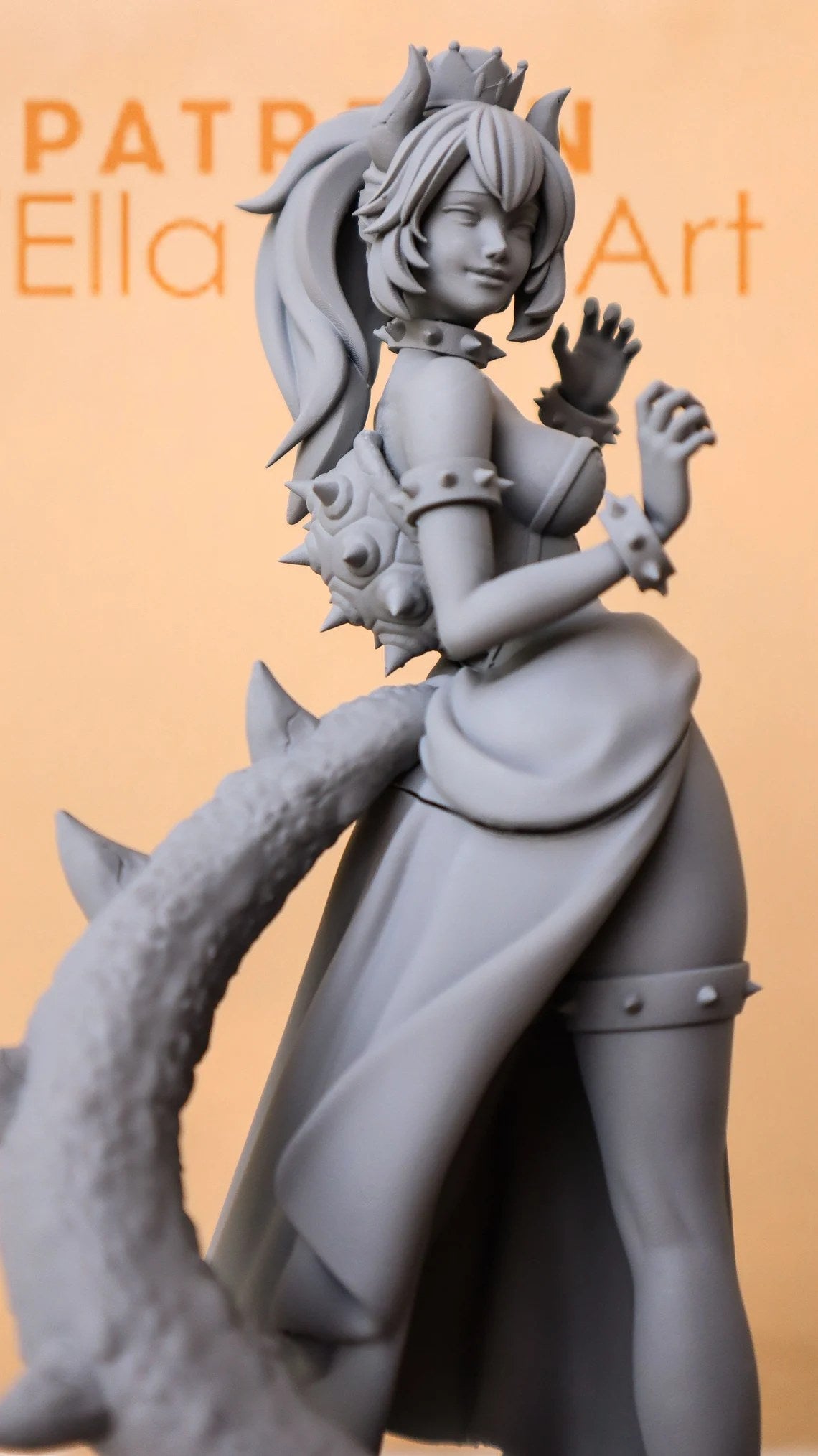 Bowsette resin figure
