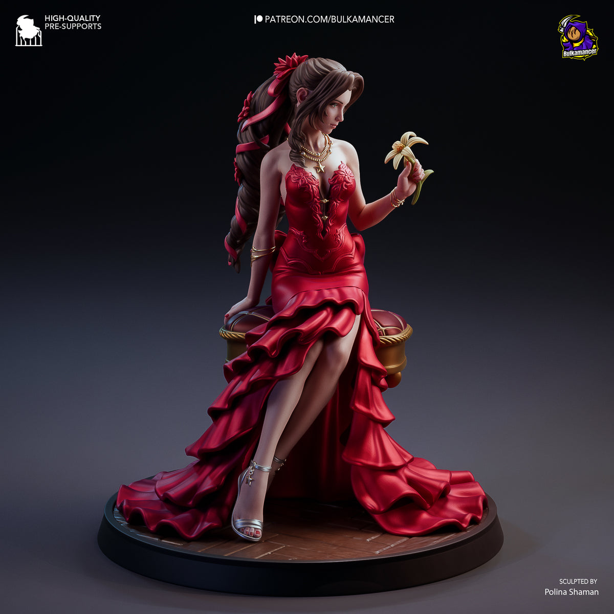 Aerith resin figure
