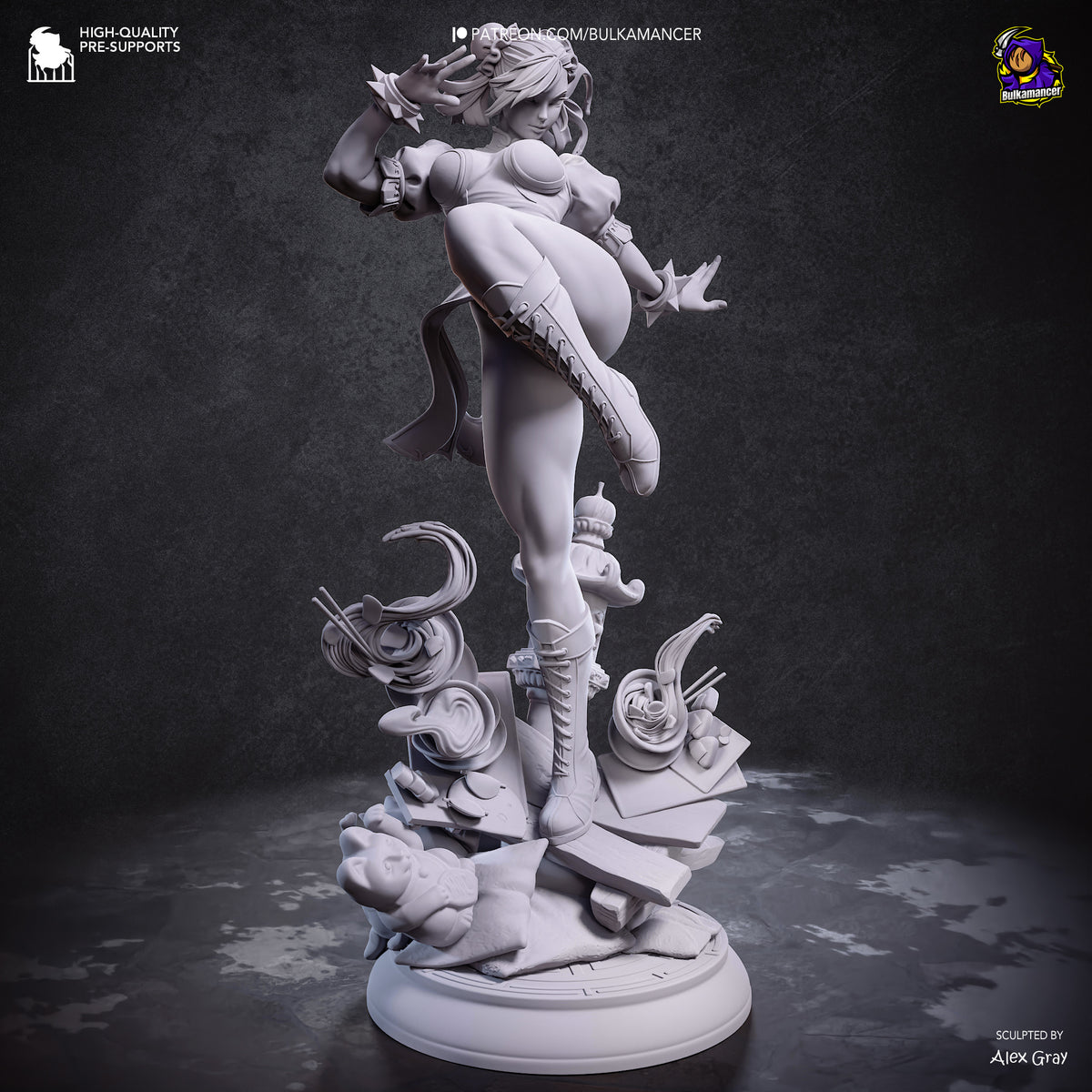 Chun-Li resin figure