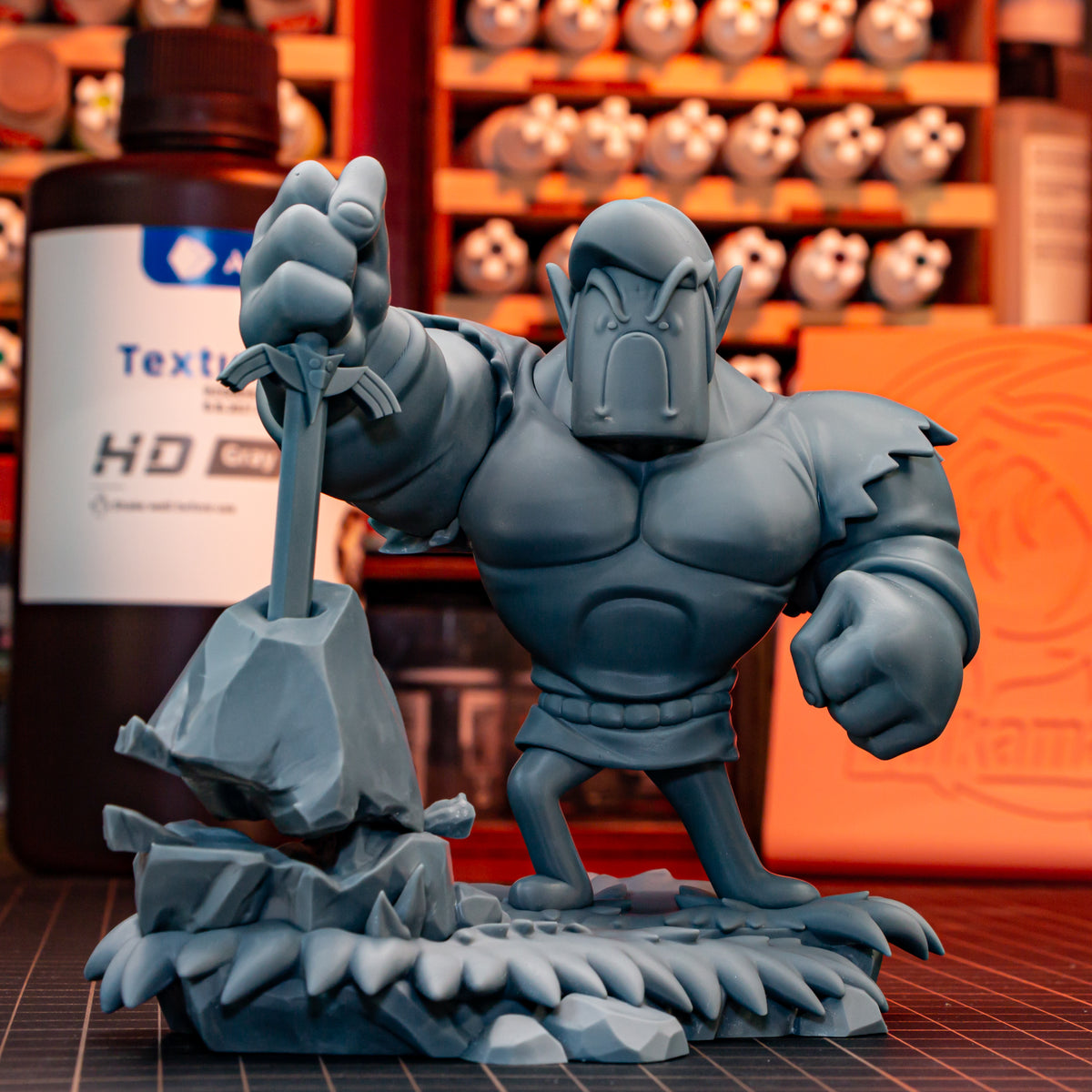 Lunk resin figure