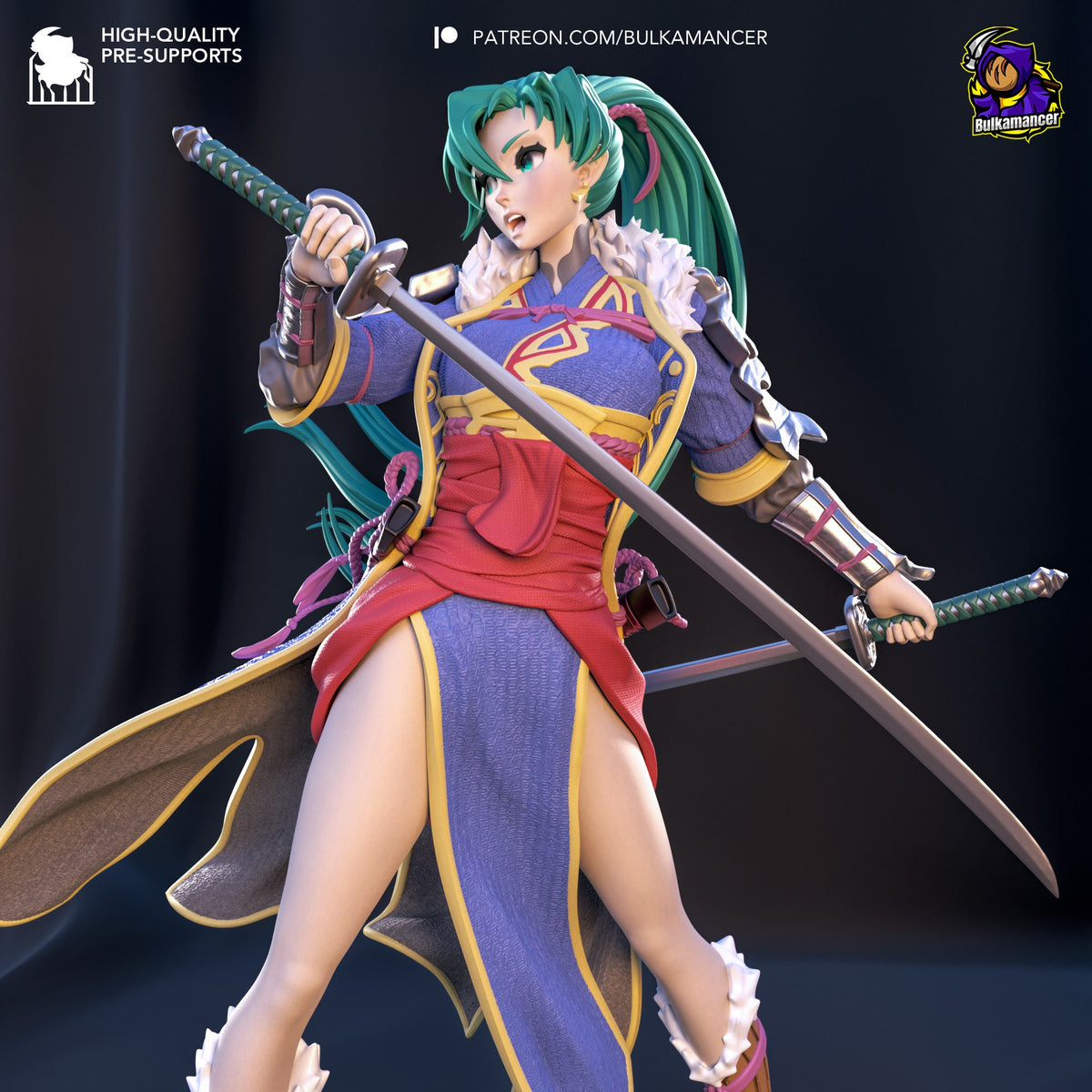 Lyn resin figure