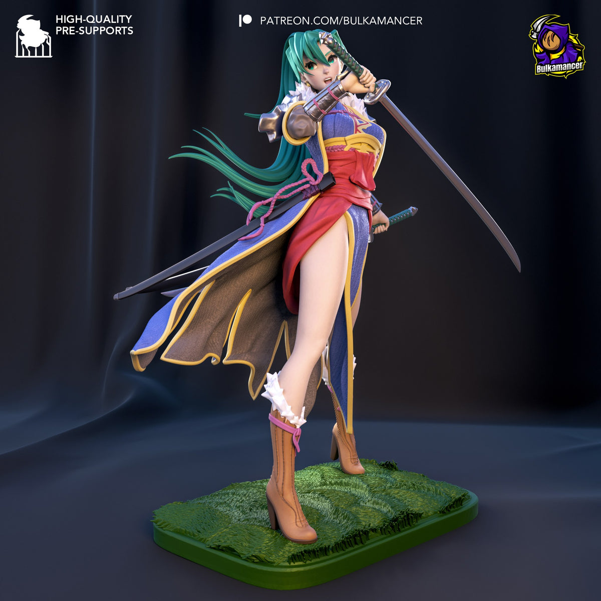 Lyn resin figure