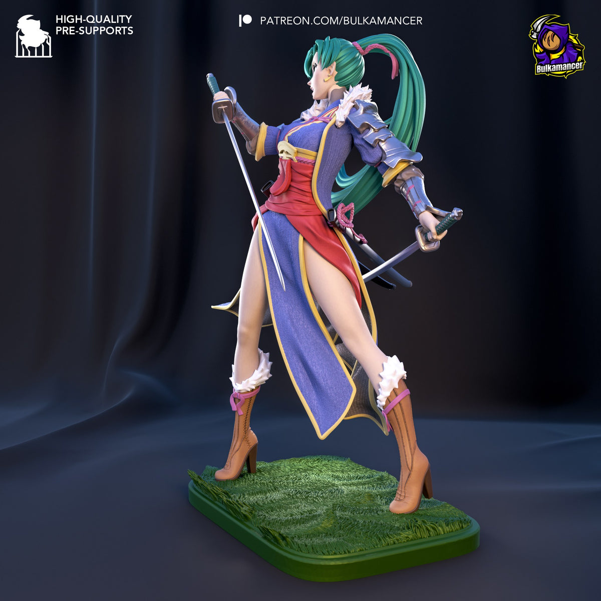 Lyn resin figure