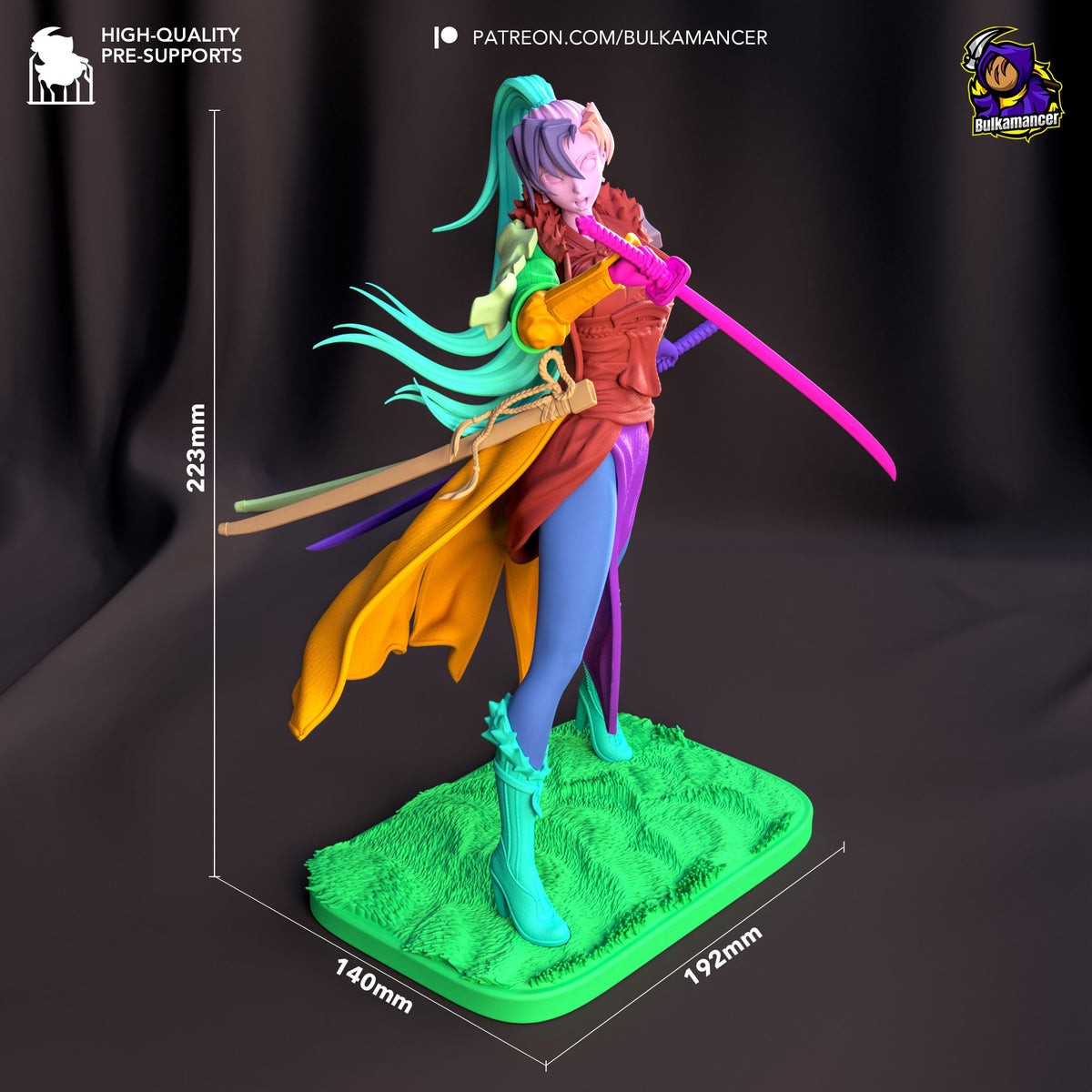 Lyn resin figure